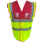 red safety vest